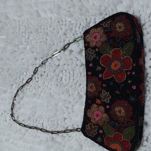 Flower print purse